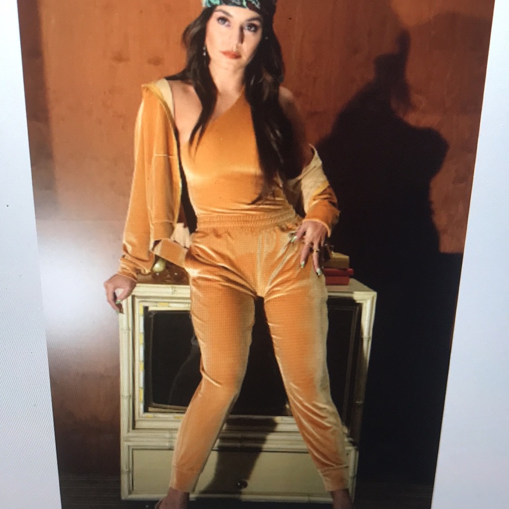 Fabletics VANESSA HUDGENS Velour joggers XS EUC - Picture 3 of 13